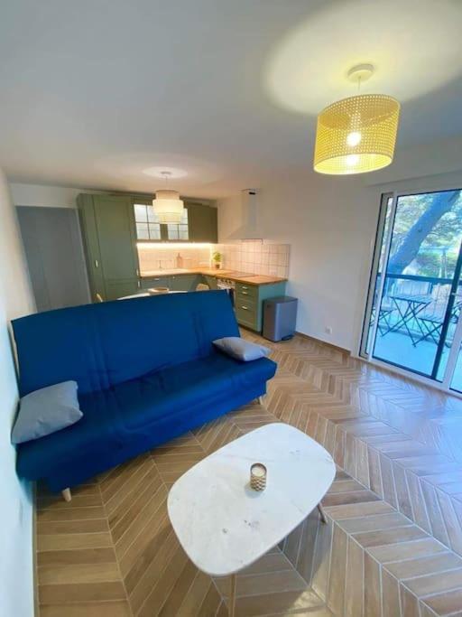 T2 Avec Clim Et Terrasse Vue Mer, Les Sablettes La Seyne-sur-Mer Exterior foto